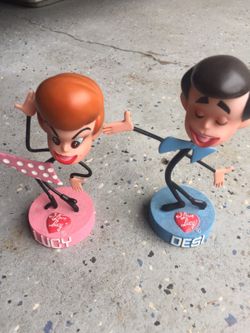 Lucy & Desi bobble heads