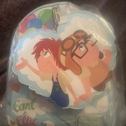 UP Carl and Ellie Loungefly Backpack with Coin Bag