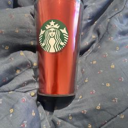 Starbucks Holiday Matte Red Tumbler 24 oz 