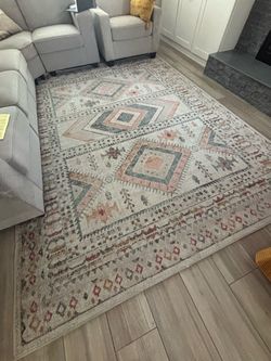 Boho Tribal Area Rug 8x10