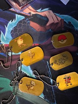 Pokemon Gotta Catch Them All Dog Tags