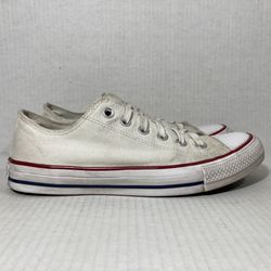 Converse Chuck Taylor All Star White Classic Casual Comfort Canvas Shoes Wmns Sz 8.5