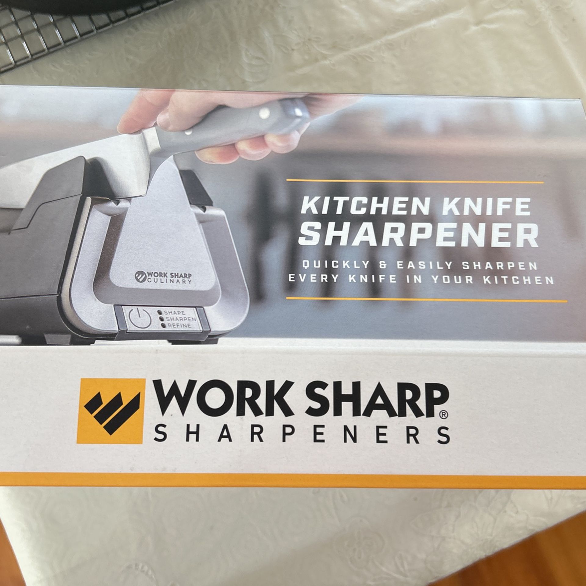Work Sharp Professional Electric Culinary E5 Kitchen Knife Sharpener With Upgrade Kit