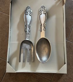Kitchen Fork & Spoon Wall Art