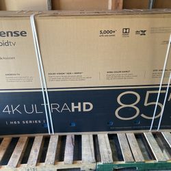 85” inch Hisense Smart Android UHDTV 4K 