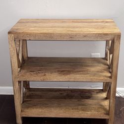 Wood Side Table 