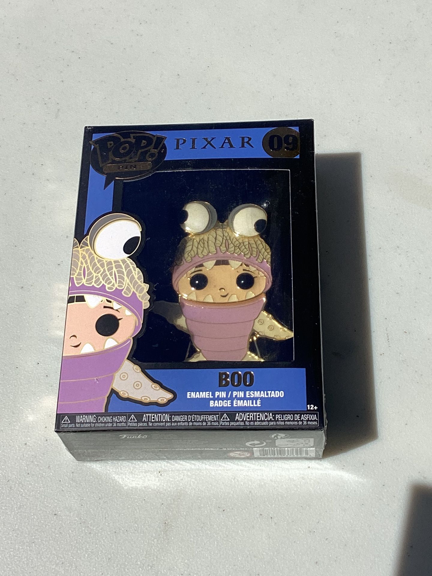 Boo Funko Pin Disney Monsters Inc #09 New In Box