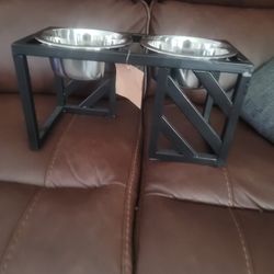 Pet Food And Water Bowl 