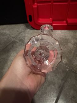Glass Candlestick Holder