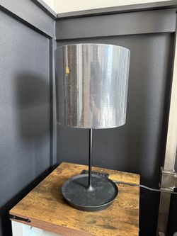 Black Tabletop Lamp