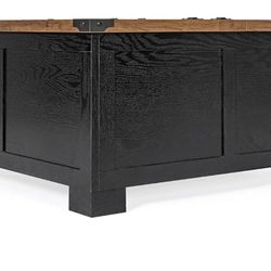 Wyatt Farmhouse Coffee Table with Storage, Square Coffee Table with Hinged Lift Top New
