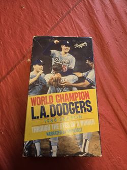 World champion LA Dodgers vhs