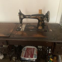 Antique Singer sewing machine
