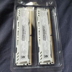 Crucial Ballistix Sport LT 2400 MHz DDR4 DRAM Desktop Gaming Memory Kit 8GB (4GBx2)

