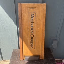 VINTAGE MECHANICS WOOD 36x16” CREEPER - SPARKOMATIC CORP MODEL #SC100 SEE PHOTOS