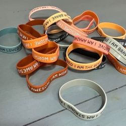 Lot of Positive Affirmation Bands $5 for All 