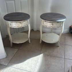 Shabby Chic End Tables 