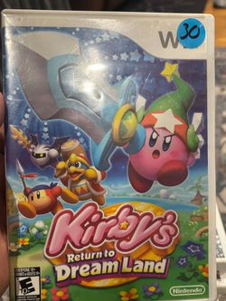 Kirby return to the dream land wii