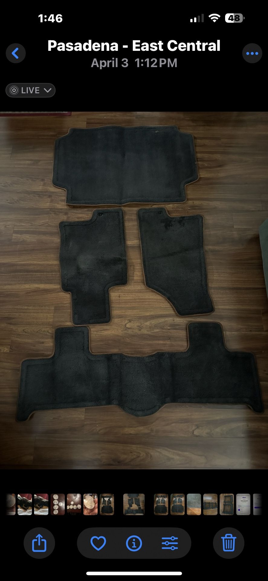 Hummer H3 OEM factory Floor Mats Carpet