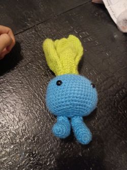 Oddish handmade crochet Pokemon plush