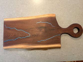 Handmade Black Walnut Charcuterie Board/Serving Tray