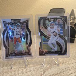 Bo Nix Select Diecut Silvers