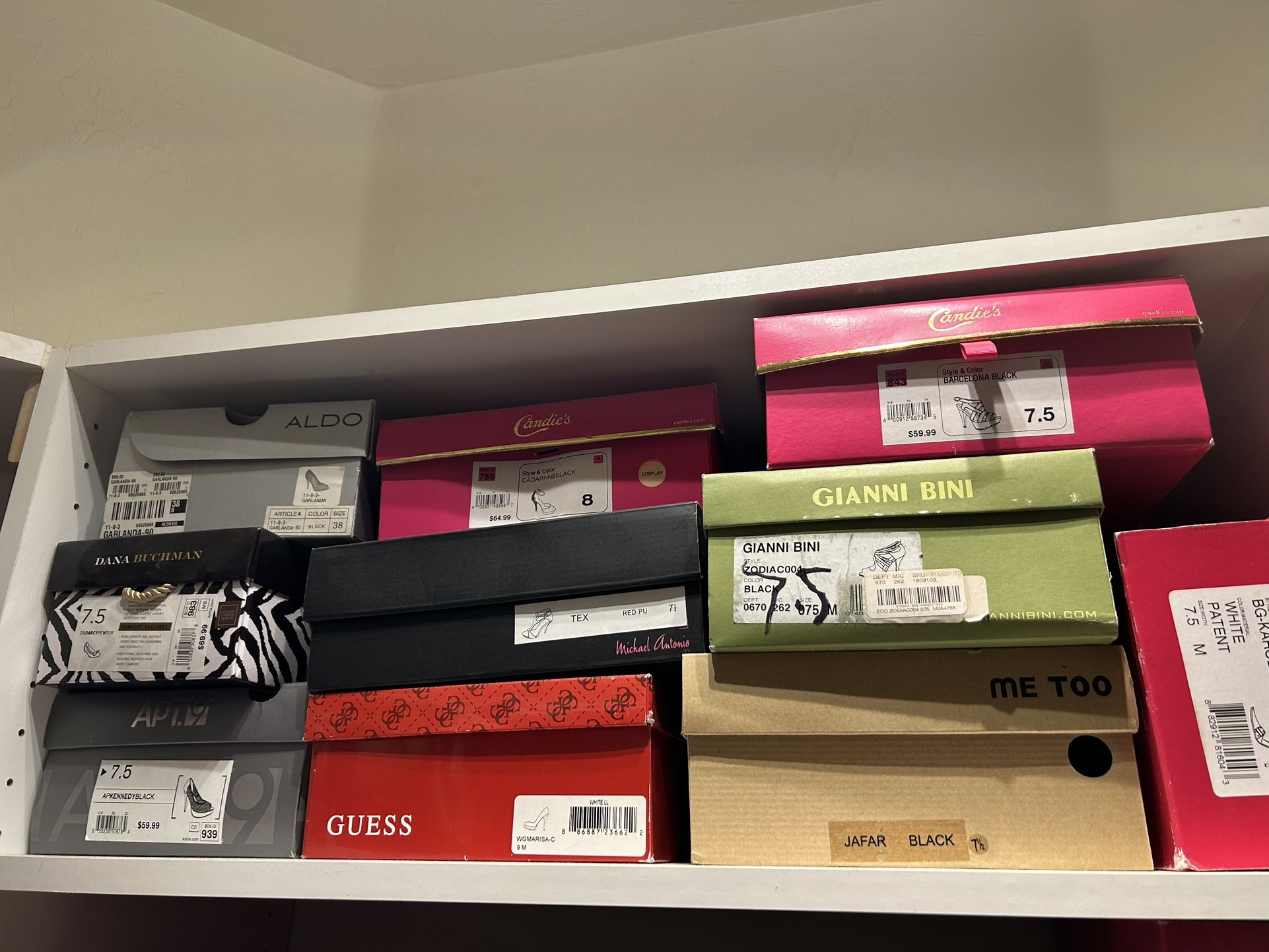 Boxes Of Shoes - Various Styles