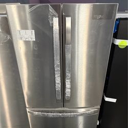 Whirlpool 36-Inch Wide Full-Depth French Door Bottom Mount Refrigerator - 25 Cu. Ft.