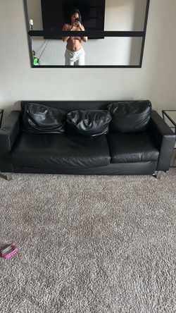 black couch