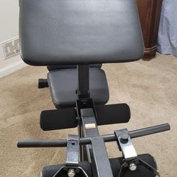 Weider Preacher/Leg Curl Machine