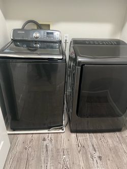 Samsung Washer and Dryer Set Black