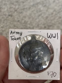 WWI Army Token – King Albert I of Belgium