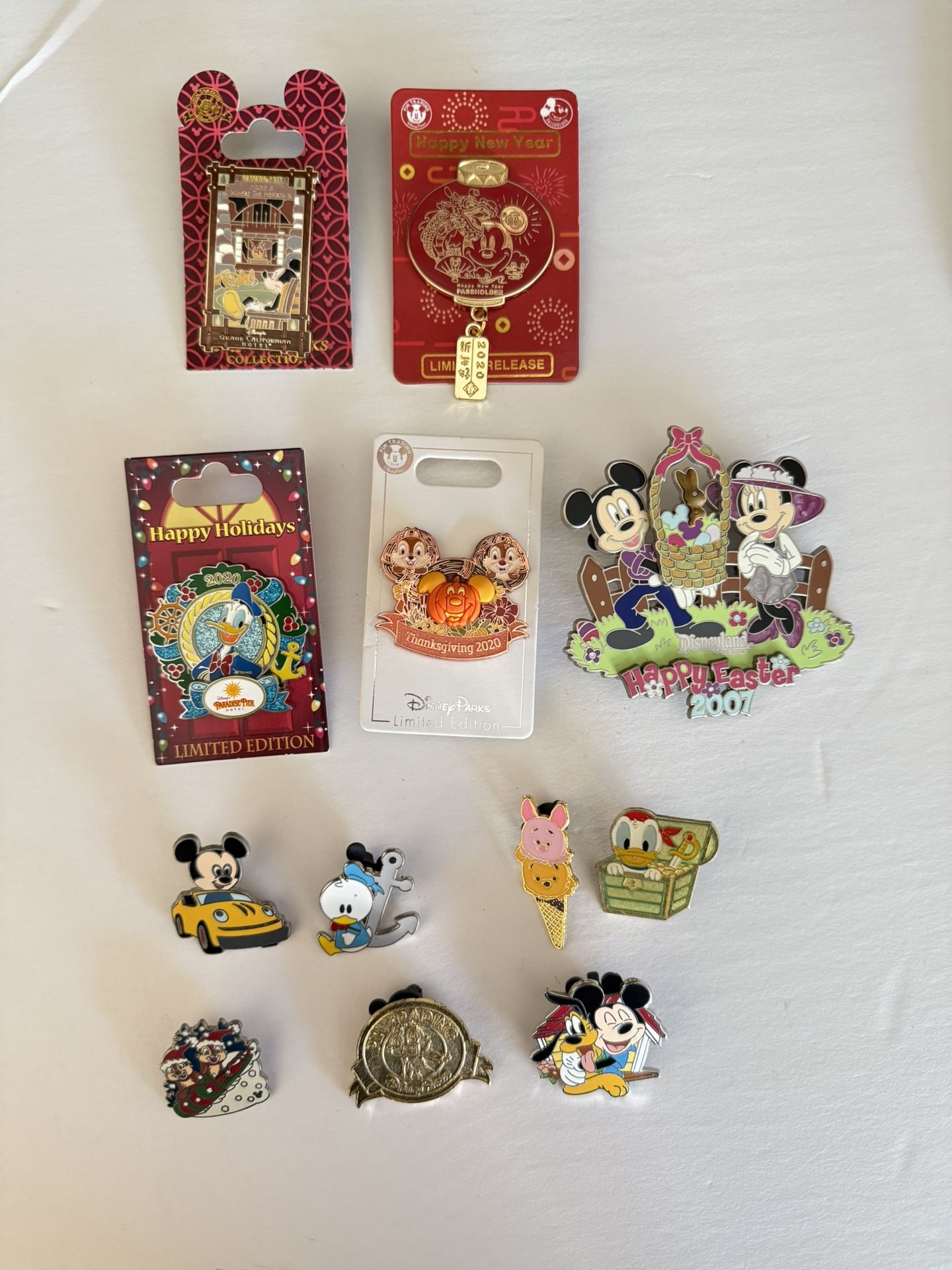 Donald and Mickey Pins