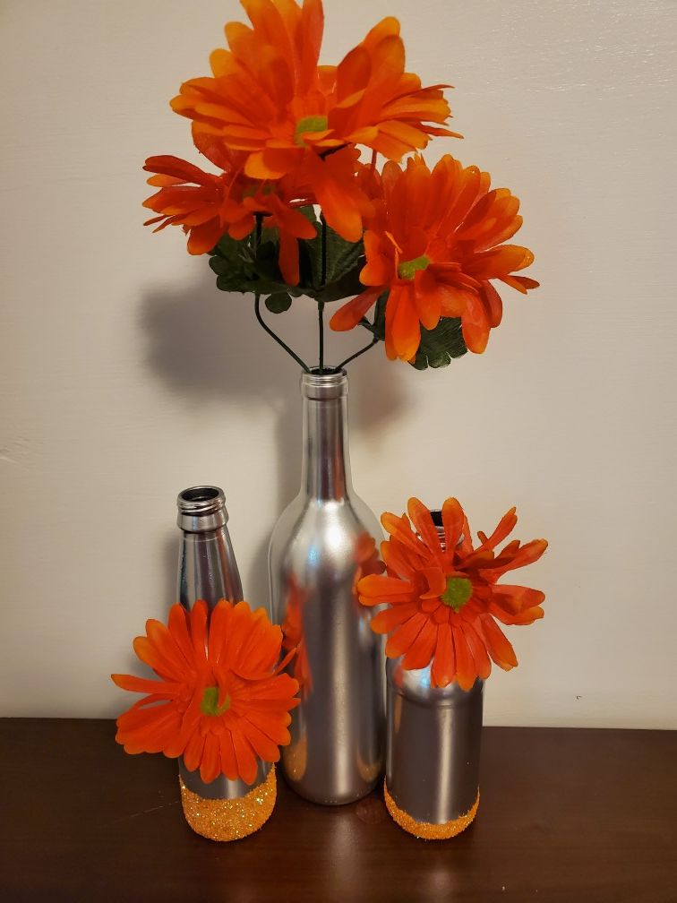 Handpainted and decorative bottle decorations