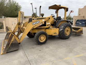 2001 John Deere 210 LE Gannon Skip Loader