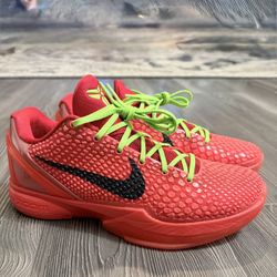 Kobe 6 Reverse Grinch Size 9