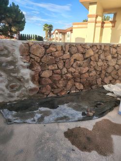 En boquillado de piedra