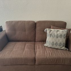Brown Good Condition Couches 