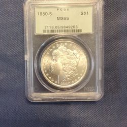 1880-S Morgan Silver Dollar