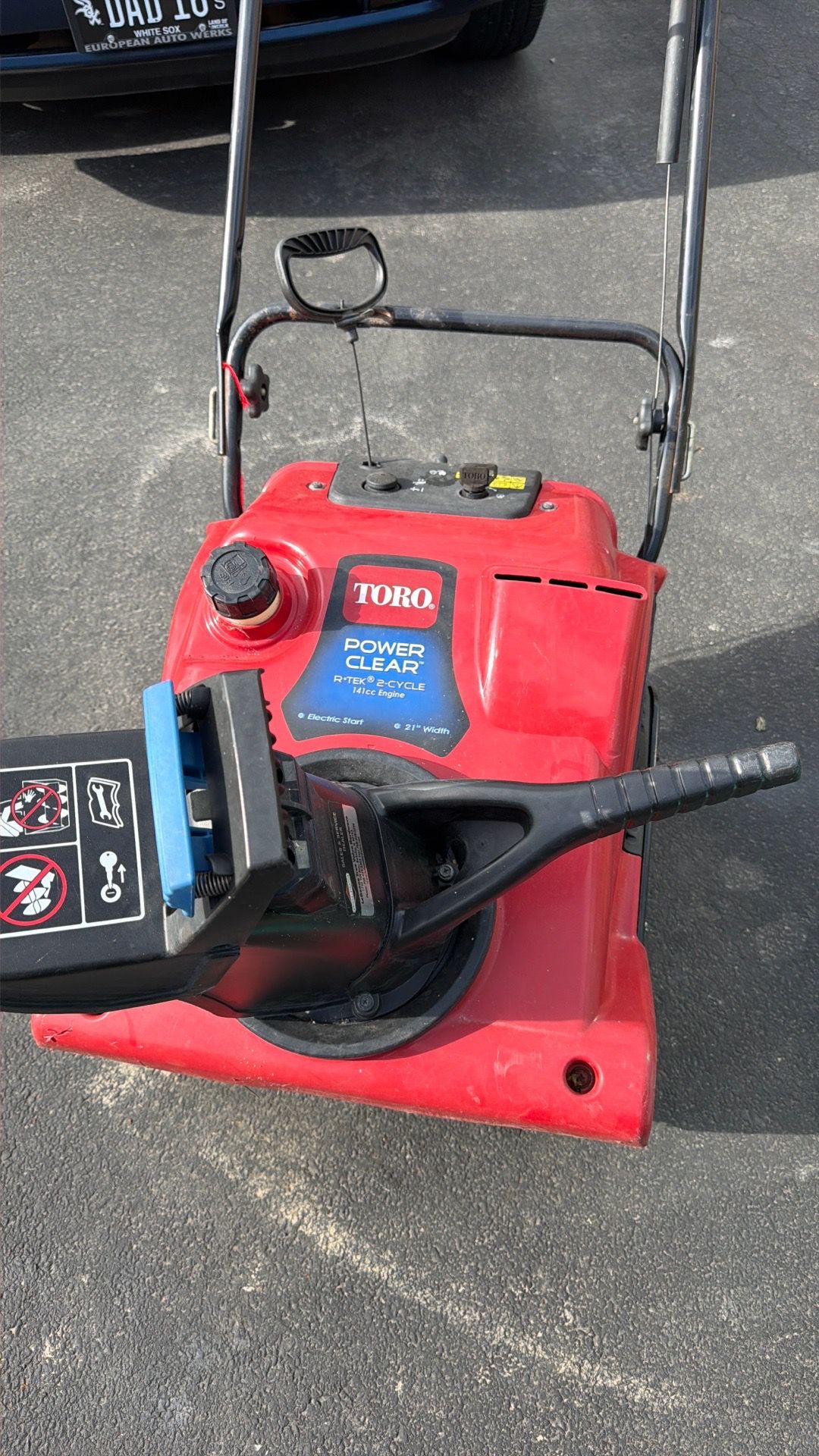 Toro snow blower used power clear 141 cc2 cycle