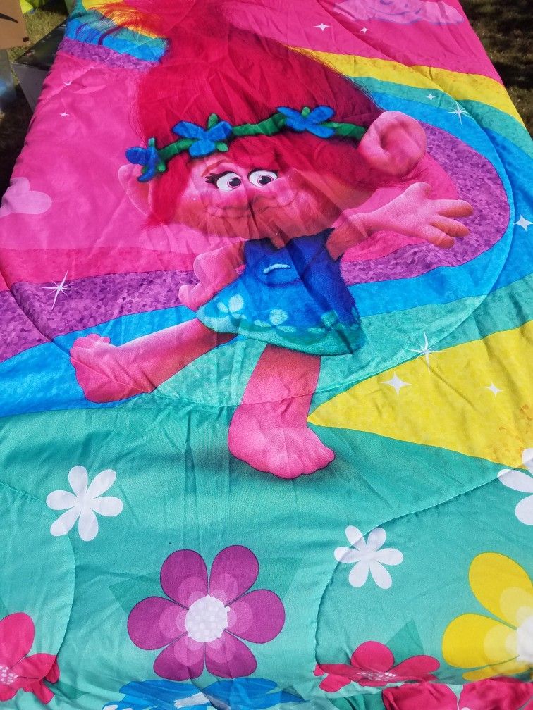 Twin Troll Bedding Set