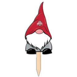 Ohio State Buckeyes Gnome Yard Stake
