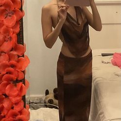 Elegant 2 Piece Skirt And Top