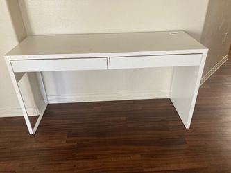 White desk