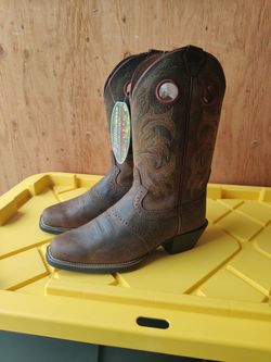 Justine stamped cowboy boots size 8.5 EE
