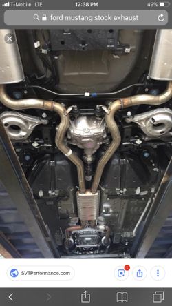 Ford Mustang GT exhaust