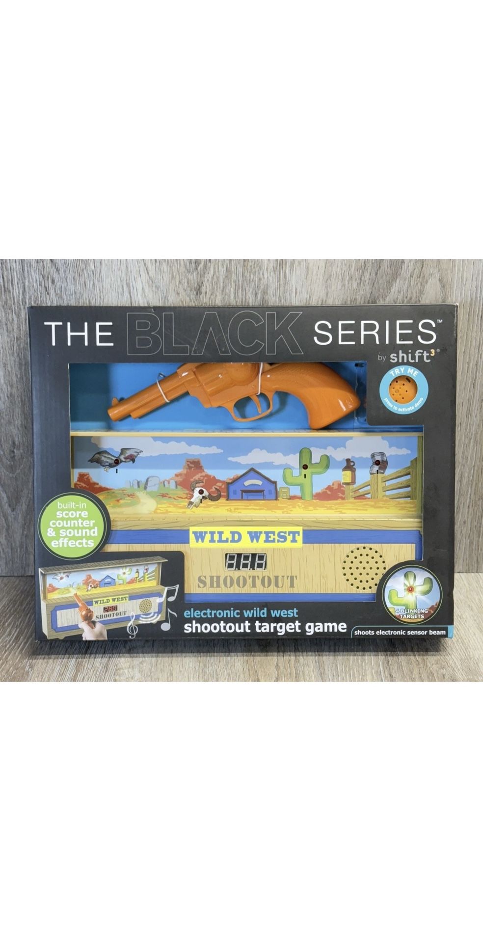 Wild West Shootout Target Game Black Series Electronic Sensor Beam