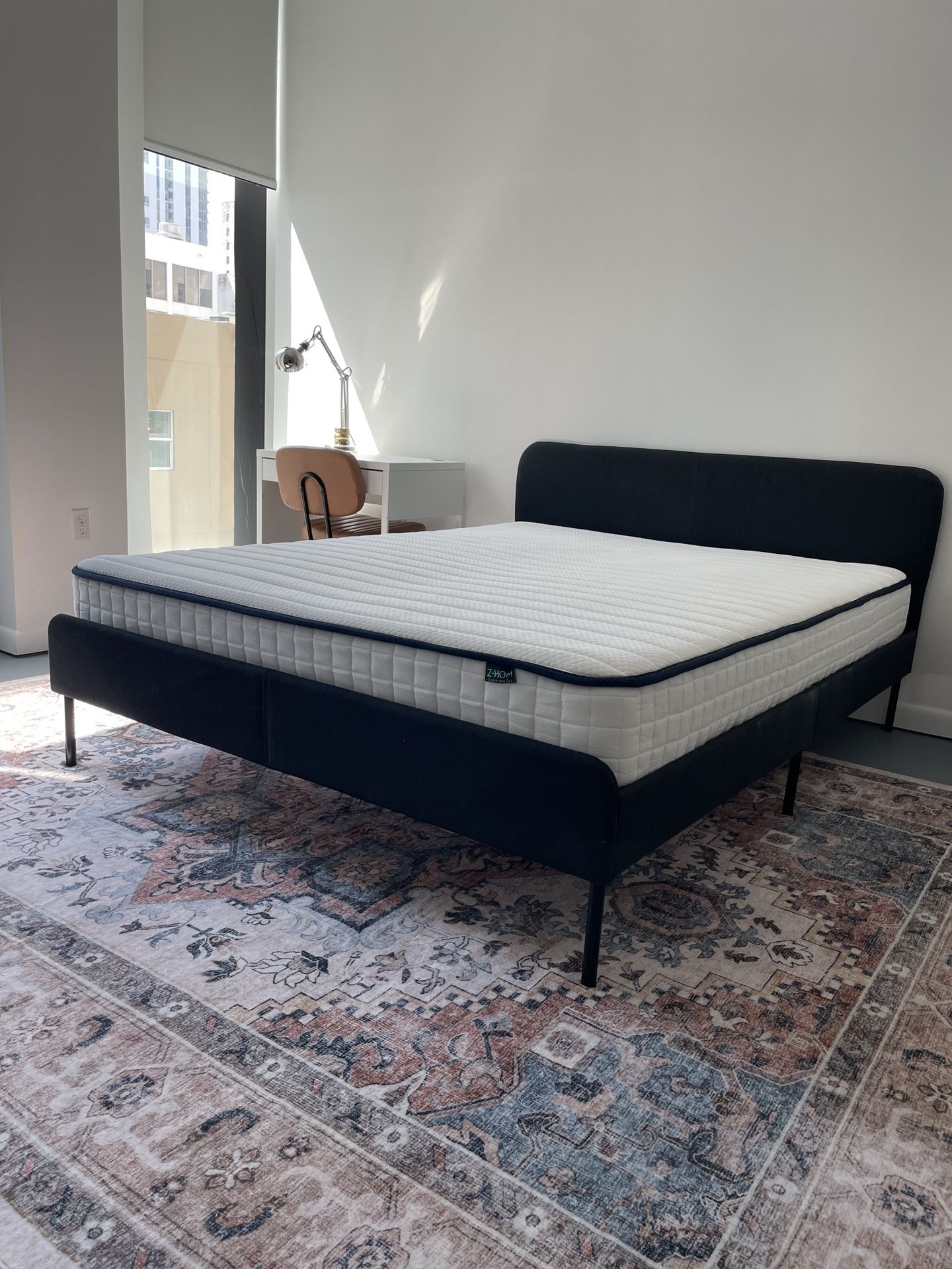 Upholstered Bed Frame IKEA SLATTUM