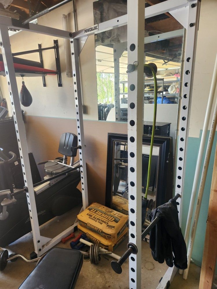 Squat Rack And Bench