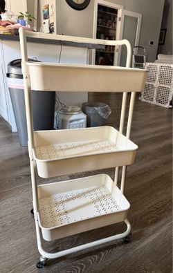 Three-Tier Rolling Cart